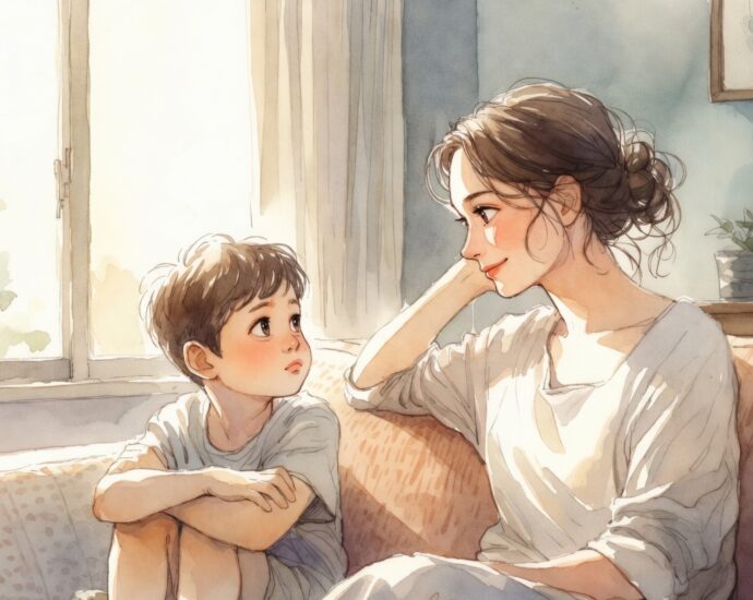 아이의 행동