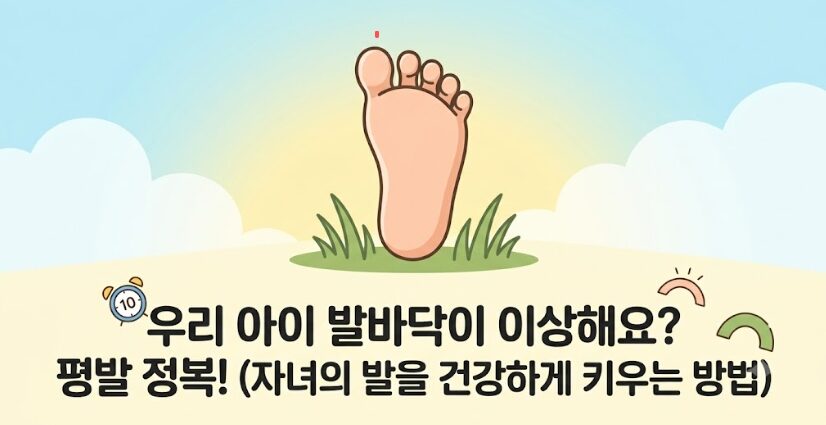 아이 평발