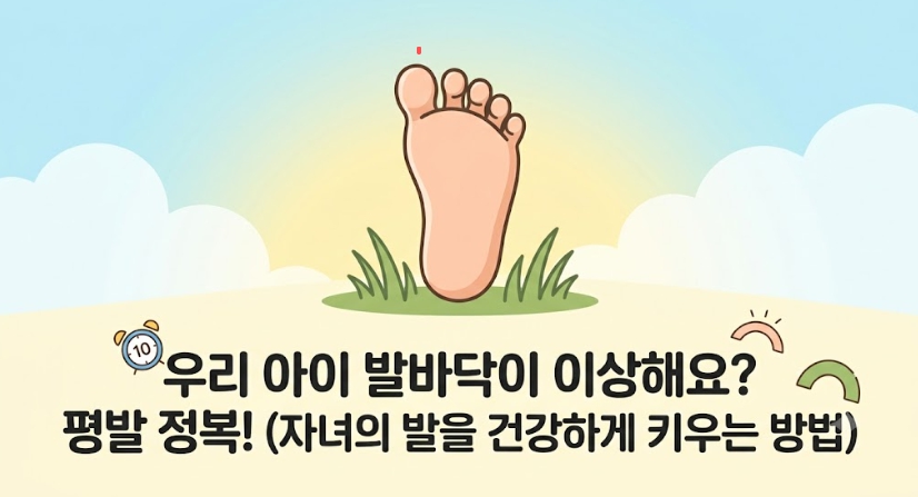 아이 평발